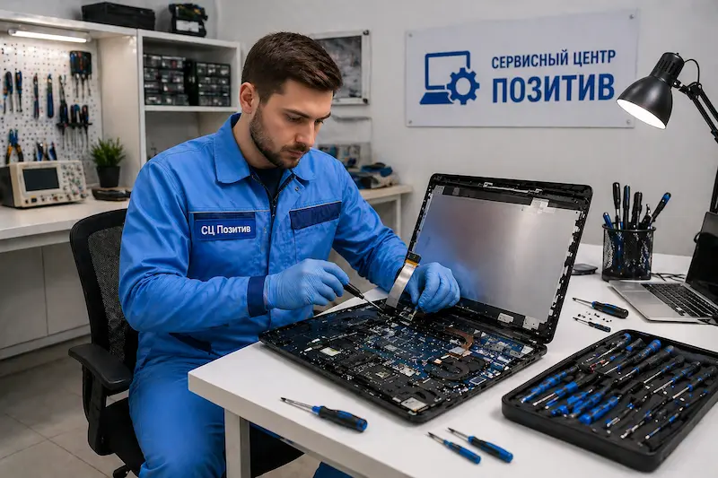 Замена шлейфа матрицы ноутбука в Ставрополе