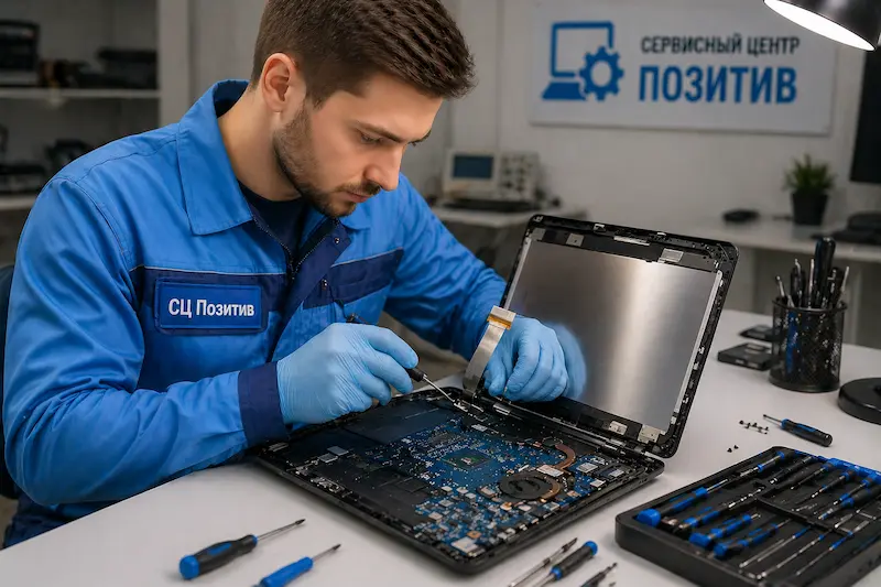 Ремонт шлейфа матрицы ноутбука в Ставрополе