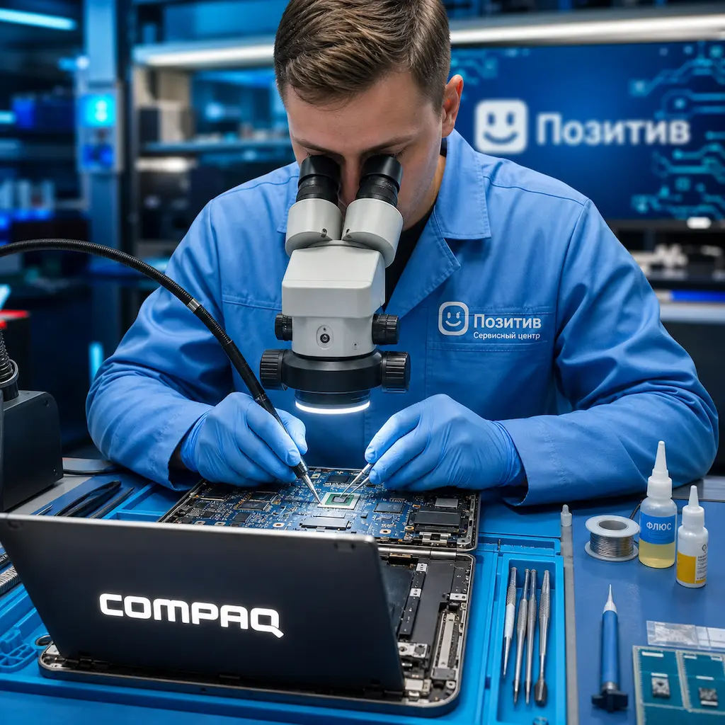 Замена видеокарты ноутбука Compaq в Ставрополе