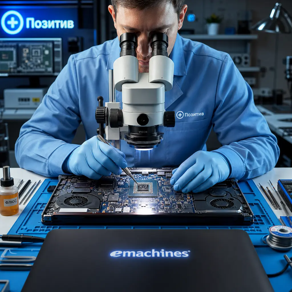 Замена видеокарты ноутбука Emachines в Ставрополе
