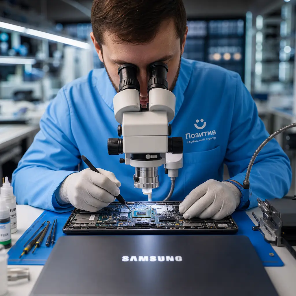 Замена видеокарты ноутбука Samsung в Ставрополе