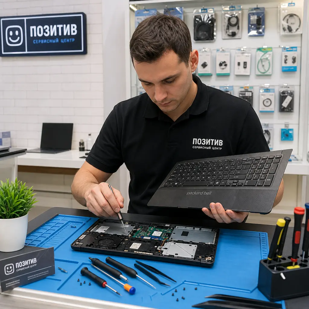 заменить клавиатуру на ноутбуке Packard Bell в Ставрополе