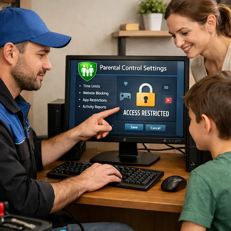 Родительский контроль на компьютере и ноутбуке в Ставрополе