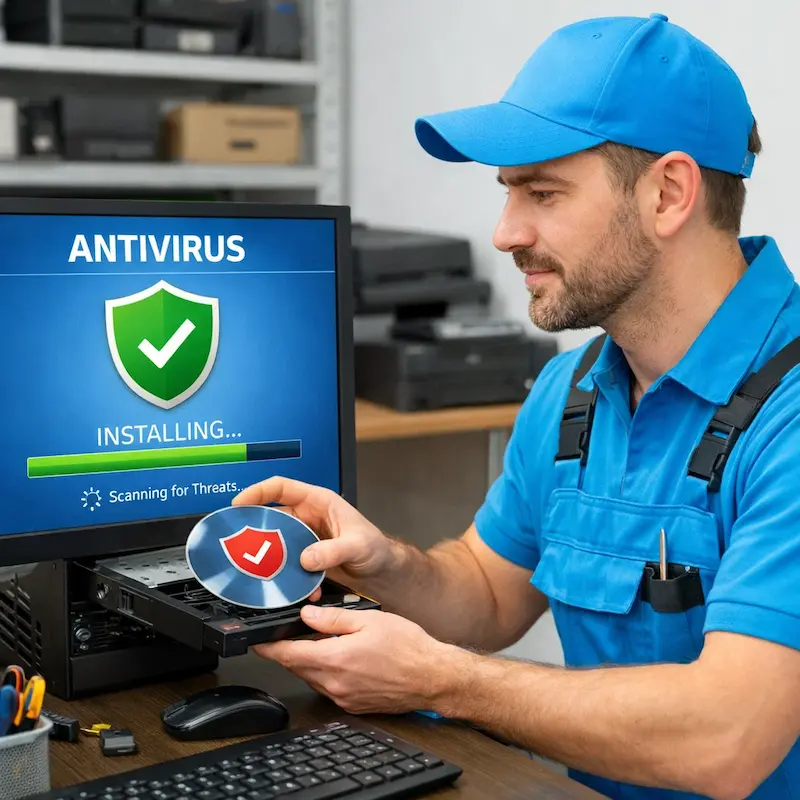 Установка антивируса в Ставрополе на дому