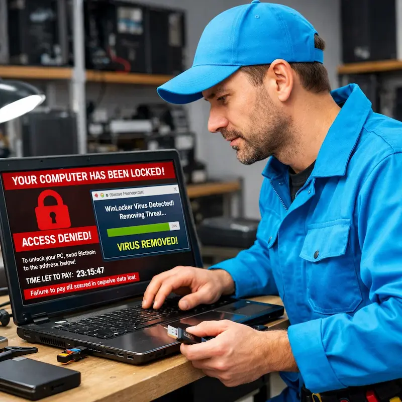 Поможем разблокировать компьютер и ноутбук в Ставрополе